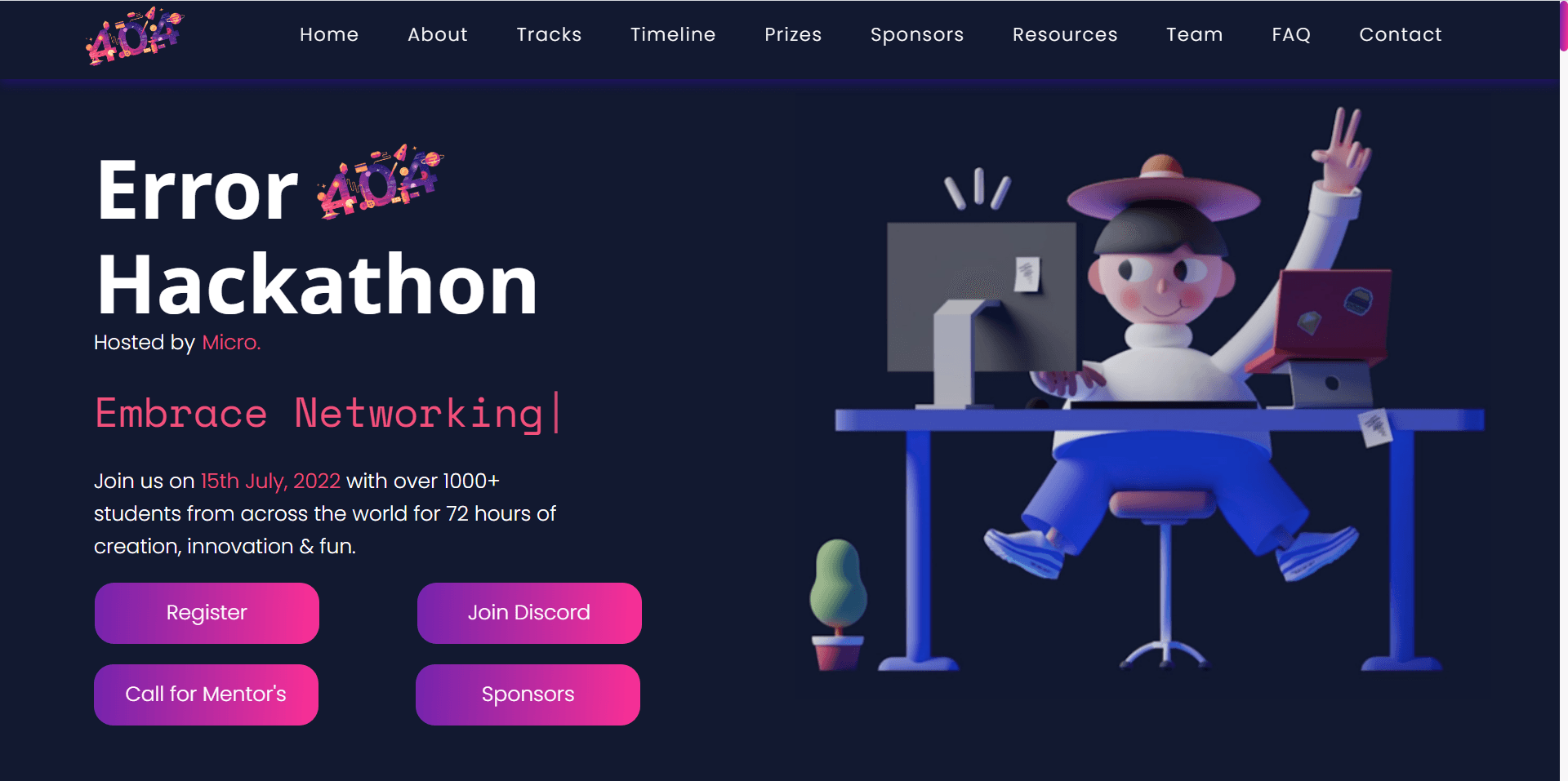 Error 404 Hackathon